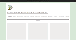 Desktop Screenshot of horsenaroundrescue.org
