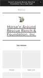 Mobile Screenshot of horsenaroundrescue.org